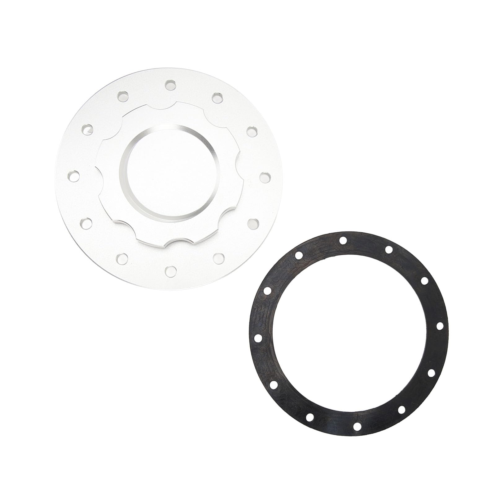 Kraftstoffzellenkappe Flush Mount, Robuste Konstruktion, Verdrehungsdesign für den Einfachen Betrieb. Universelle Passform für Auto, Billet Aluminiummaterial, SLFCC 01, 3 Zoll von Acouto