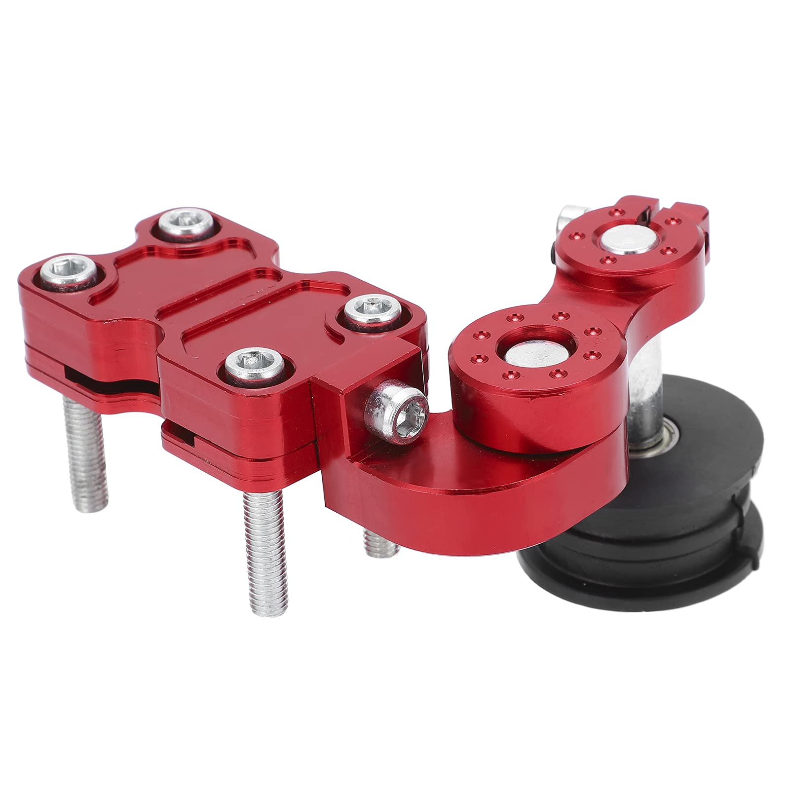 Motorrad-Kettenspanner, Automatischer Einsteller, Universell für ATV, Geländewagen, Dirt Bike, Kettenspanner, Motorrad-Kettenspanner, Motorrad-Kettenversteller, Cha (Rot) von Acouto