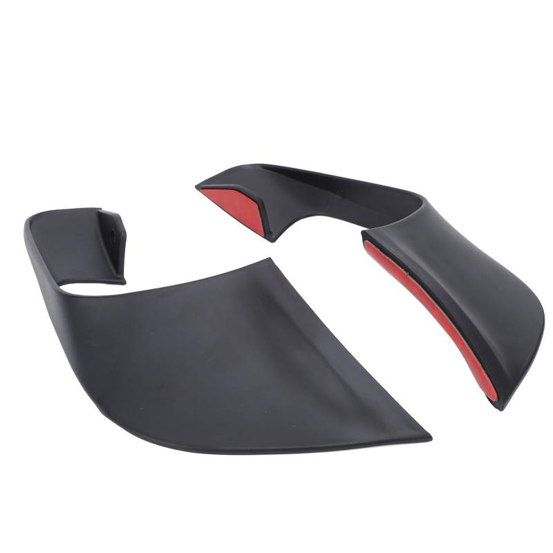 Motorradverkleidungs-Luftabweiser, ABS-Winglets-Spoiler-Kit für YZF-R7 2020-2024, Verbesserte Stabilität und Kontrolle, Motorrad-Enthusiasten, Schwarz (Matt-schwarz) von Acouto