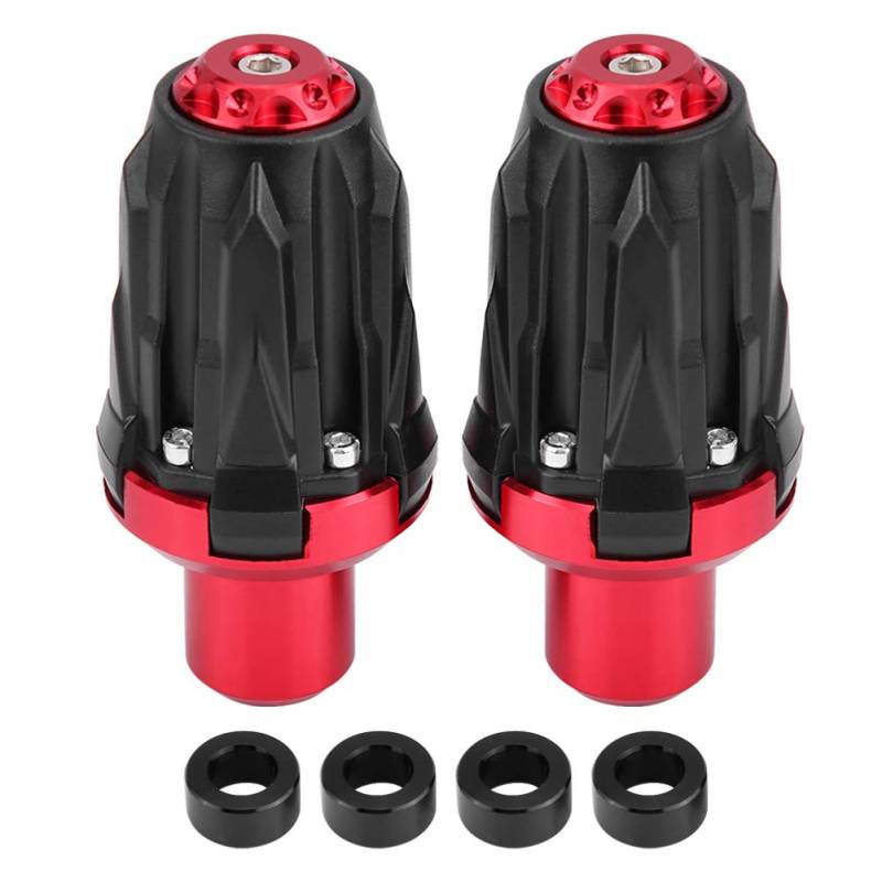 Topes Topes Anticaida Moto 1 Paar Universal Motorrad Anti-Crash Sturzpads Protektoren (Gelb) für Tope Anticaida Moto MC51 Protektor Anticaida Moto Motorrad Slider Crash Pads Top (Rot) von Acouto