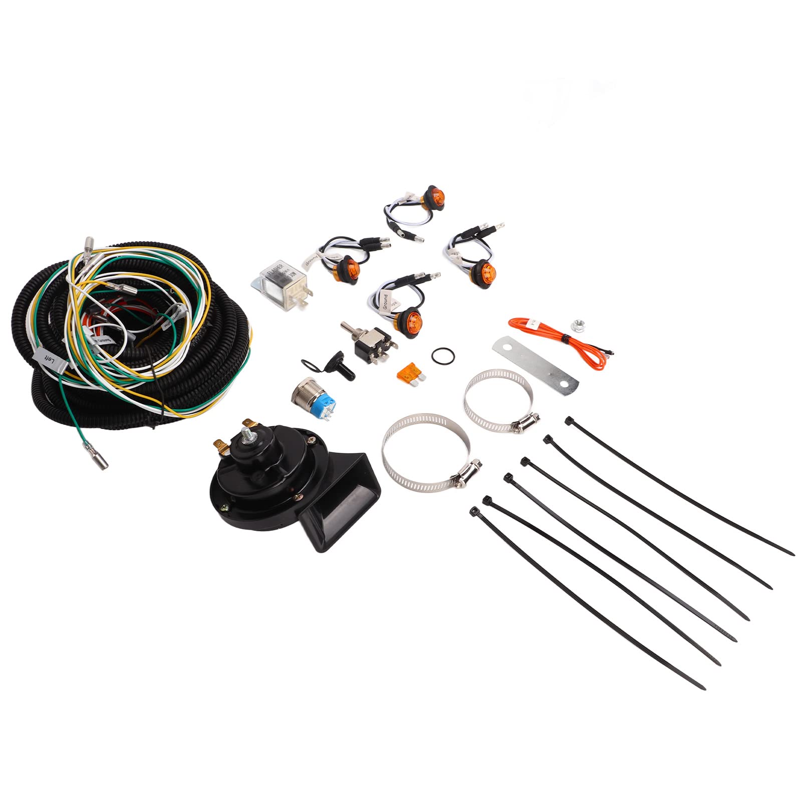 Universal ATV UTV Turn Kit ABS und Kupfer mit Lenksäulenschalter Hupenknopf Ersatz für 700-4 UTV Turn Kit Universal ATV Turn Kit ABS und Kupfer ATV Turn Kit Universal UTV von Acouto