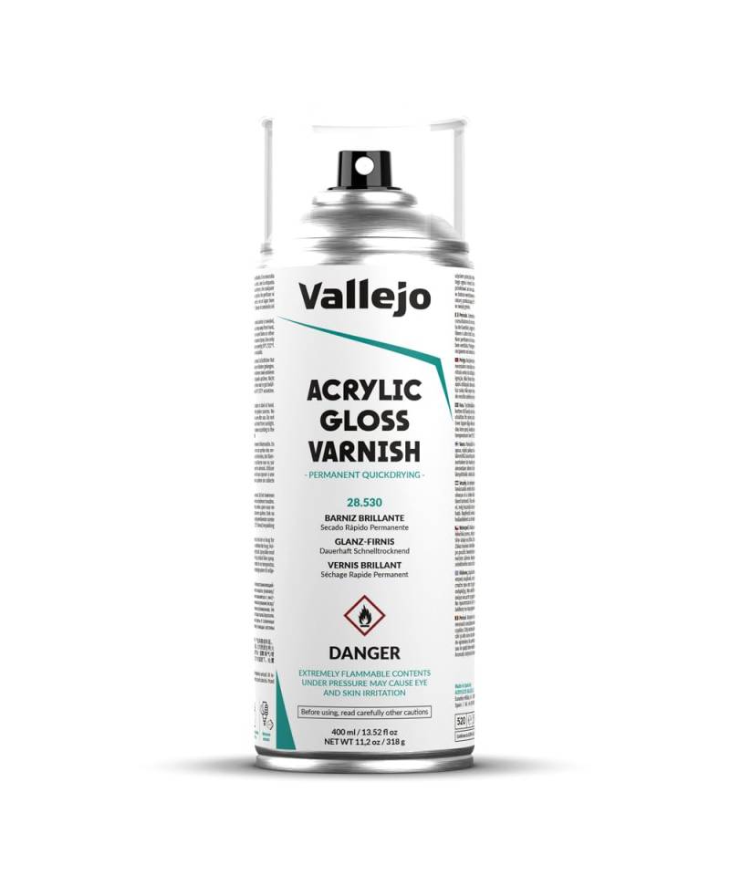 Av-Acryl-Medium: Aerosol Acryl Spray-Lack Glänzend 400Ml von Vallejo