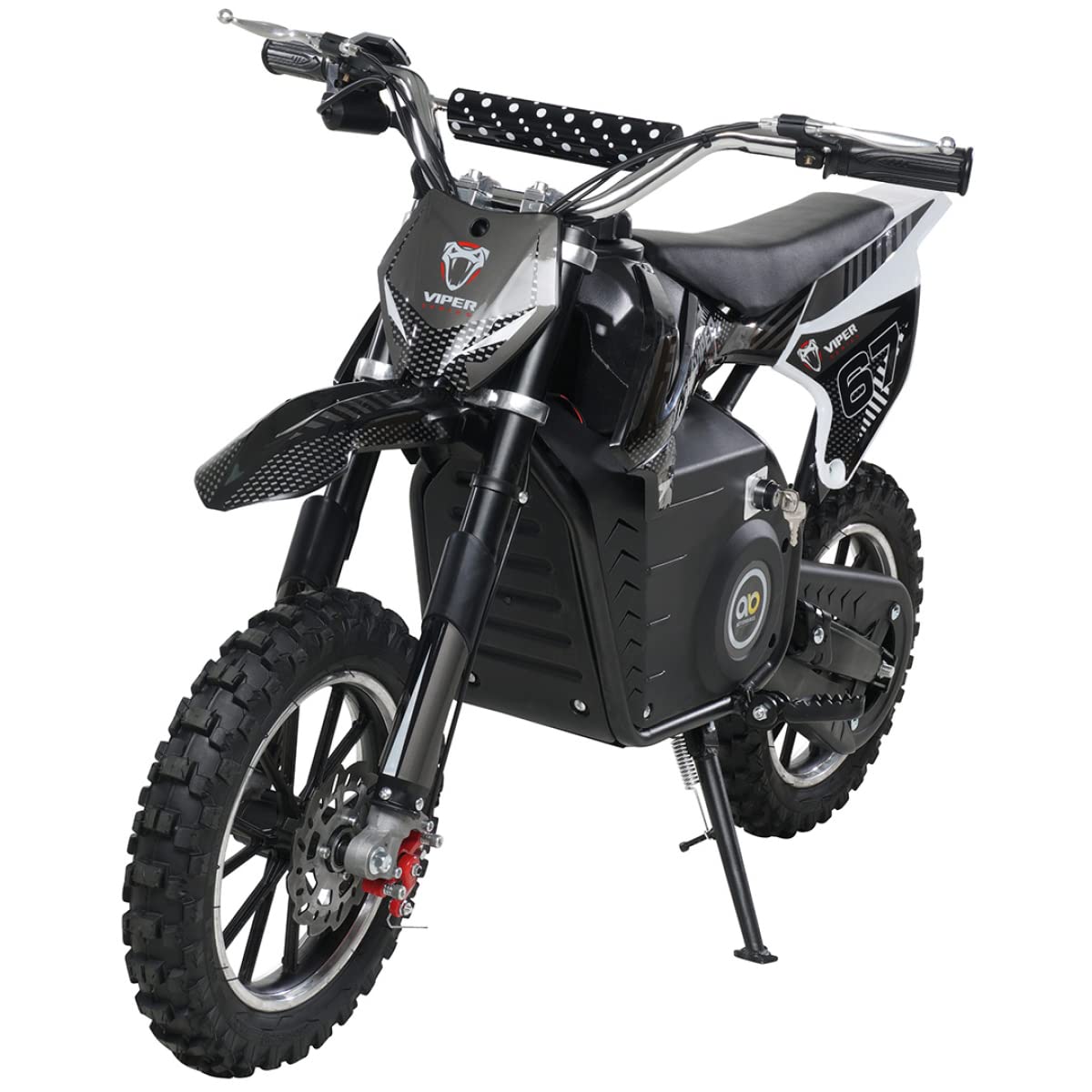 Actionbikes Motors Kinder Elektro Crossbike Viper | 𝟭𝟬𝟬𝟬 Watt Motor bis 𝟐𝟓 km/h - Motorrad - Pocket Bike - Dirt Bike - Pocketbike - Motorsport - Dirtbike - Cross - Enduro ab 6 Jahren (Schwarz) von Actionbikes Motors