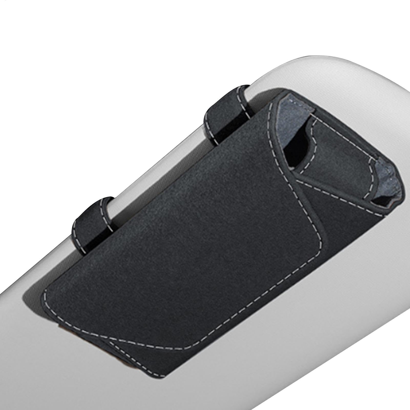 Acunny Visor -Sonnenbrillehalter, Visierbrillenhalter - Lederbrillen Clip Car Holder,LKW -Geräte, Innenzubehör, Schutzbox mit Magnetverschluss für Mann von Acunny