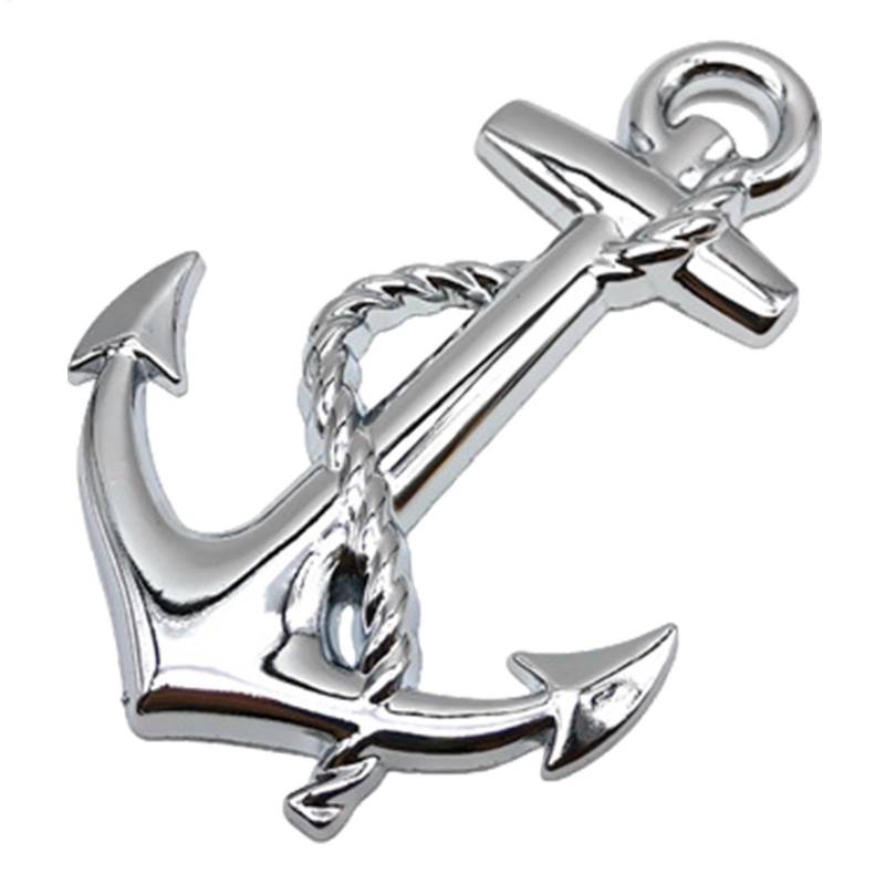 Schiff Metall Autoaufkleber Metall Seiten HeckTüraufkleber Auto Hinten Trunk Emblem Abzeichen Aufkleber Metall Autoaufkleber Wasserdicht Selbstklebende Aufkleber von Acunny