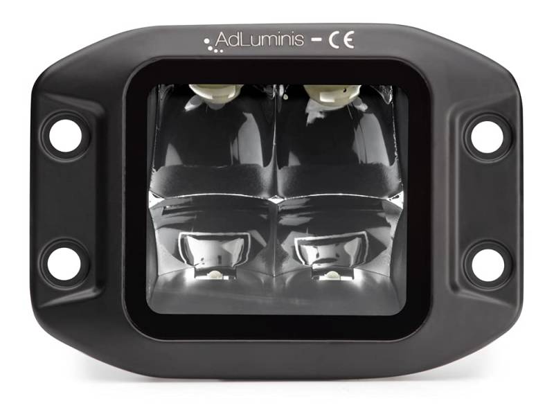 AdLuminis Blackline LED Arbeitsscheinwerfer Einbau 45 Watt 3150 Lumen, Spot, Zusatzscheinwerfer, Rückfahrscheinwerfer, Einbauscheinwerfer von AdLuminis