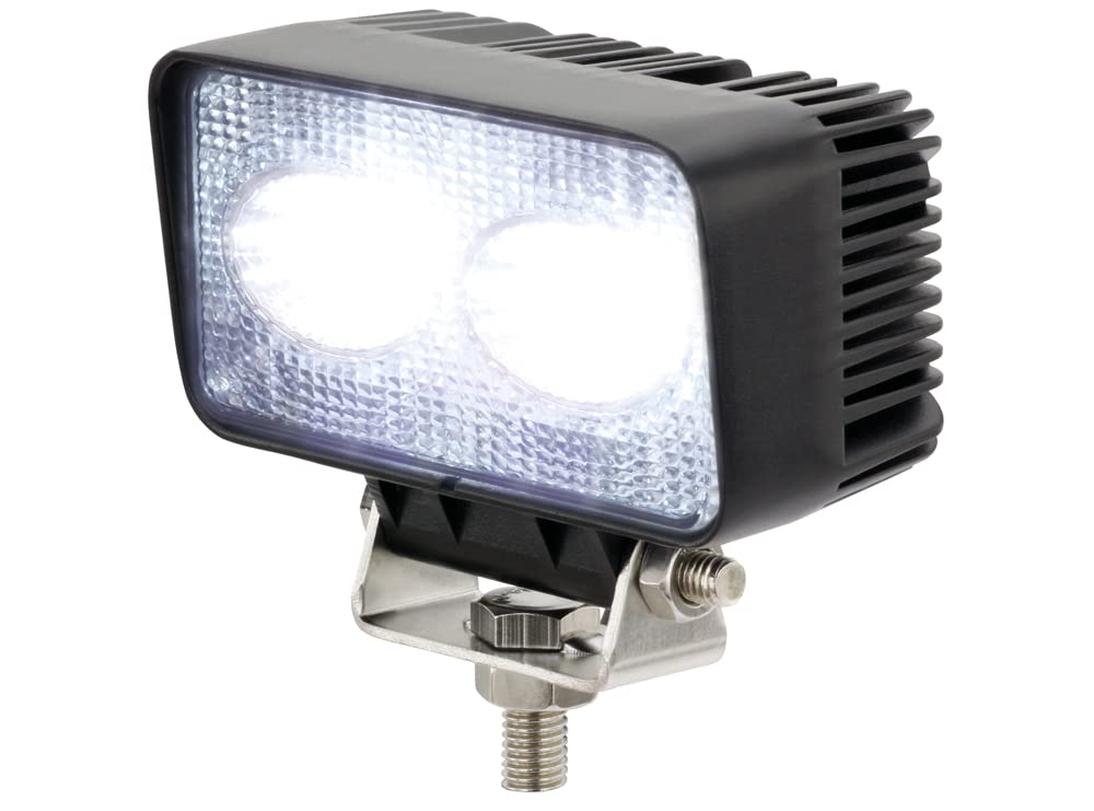 AdLuminis LED Arbeitsscheinwerfer eckig, 20 Watt 1800 Lumen, CREE Chips, 78°, Für 12V 24V, IP67 Schutzklasse, 6000K, Zusatzscheinwerfer, Rückfahrscheinwerfer, Suchscheinwerfer von AdLuminis