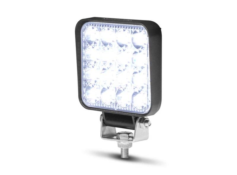 AdLuminis LED Arbeitsscheinwerfer Arbeitsleuchte, 8,5 Watt eckig, 978 Lumen, IP 67, Zusatzscheinwerfer, Motorraumleuchte, Maschinenleuchte (8,5 Watt) von AdLuminis