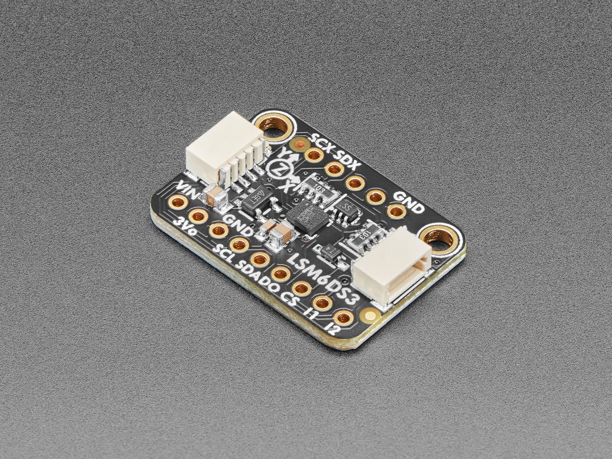 Adafruit LSM6DS3TR-C 6-DoF Accel + Gyro IMU, STEMMA QT/Qwiic, 4503 von Adafruit