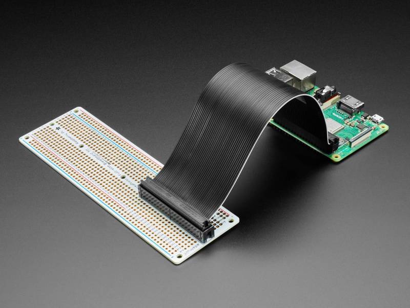 Adafruit Perma-Proto 40-Pin Raspberry Pi Breadboard PCB Kit mit 2x20 Header, 4354 von Adafruit