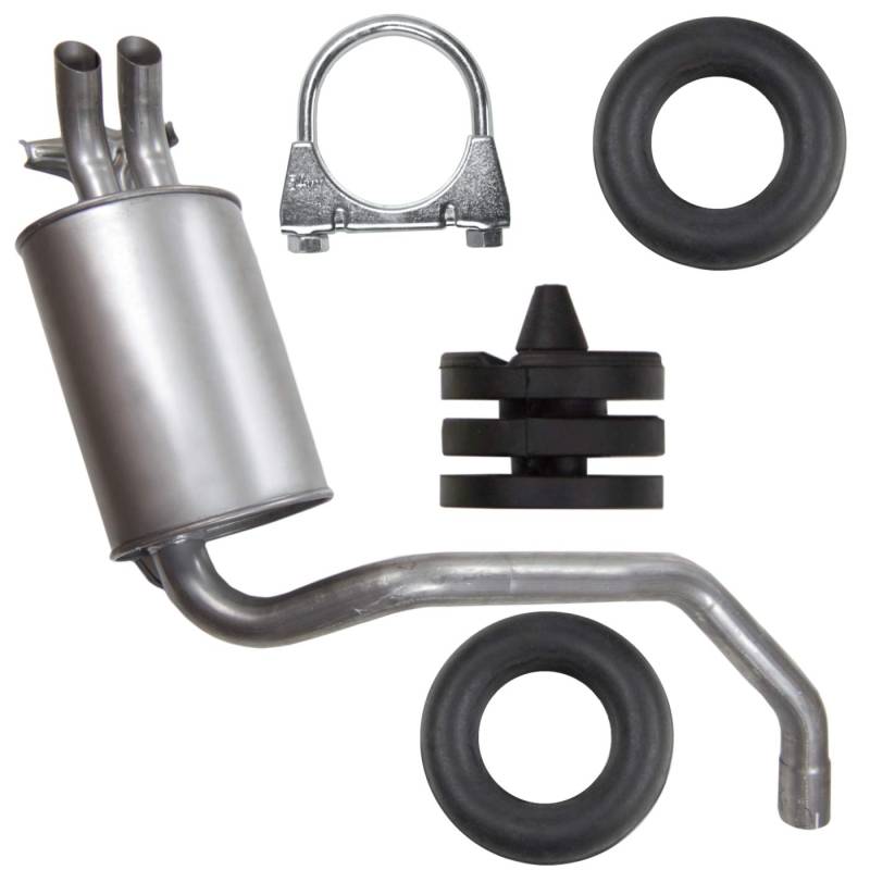 Endschalldämpfer Auspuff Endtopf für Mercedes 190 W201 2.0 2.3 2.6 von Adamot