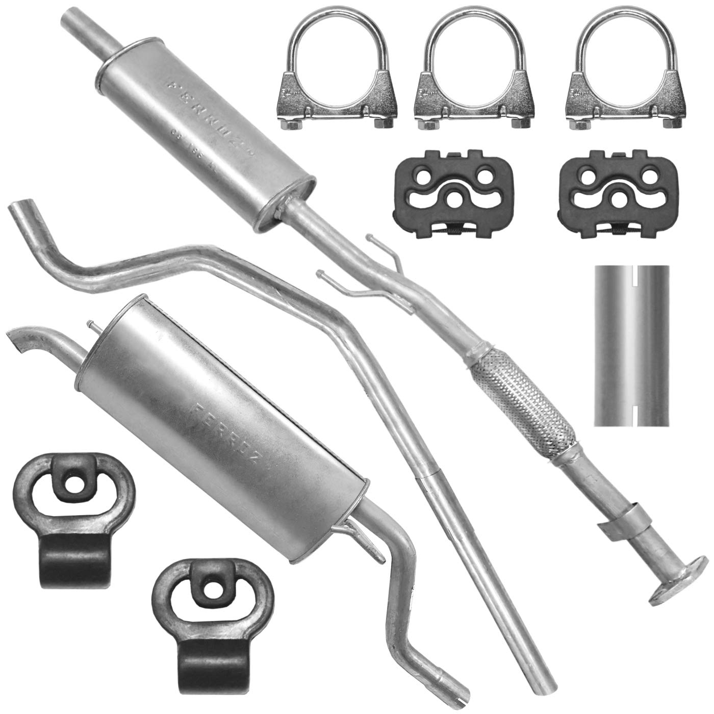 Auspuffanlage Schalldämpferset Auspuff für Fiat Grande Punto 1.4 16V von Adamot