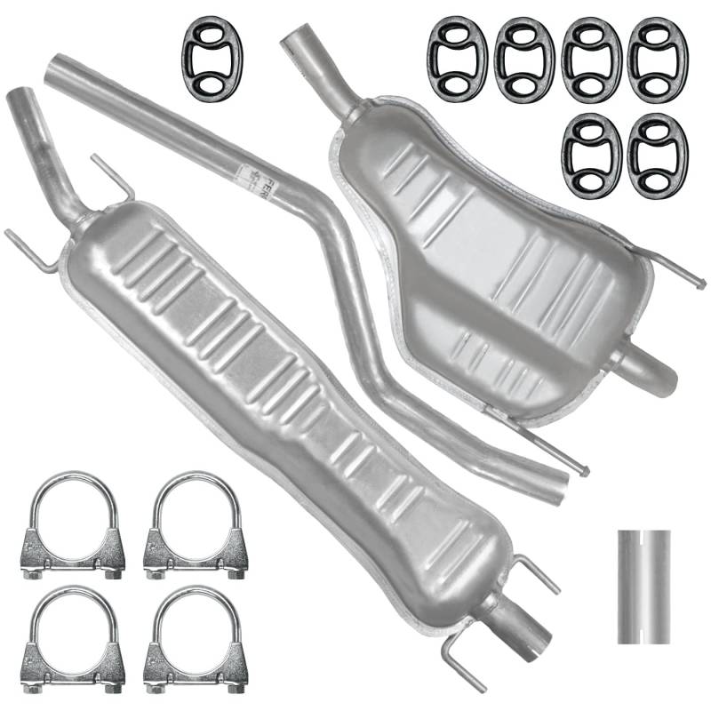 Auspuffanlage Schalldämpferset Auspuff für Opel Astra H 3 III Kombi Caravan 1.6 1.8 von Adamot