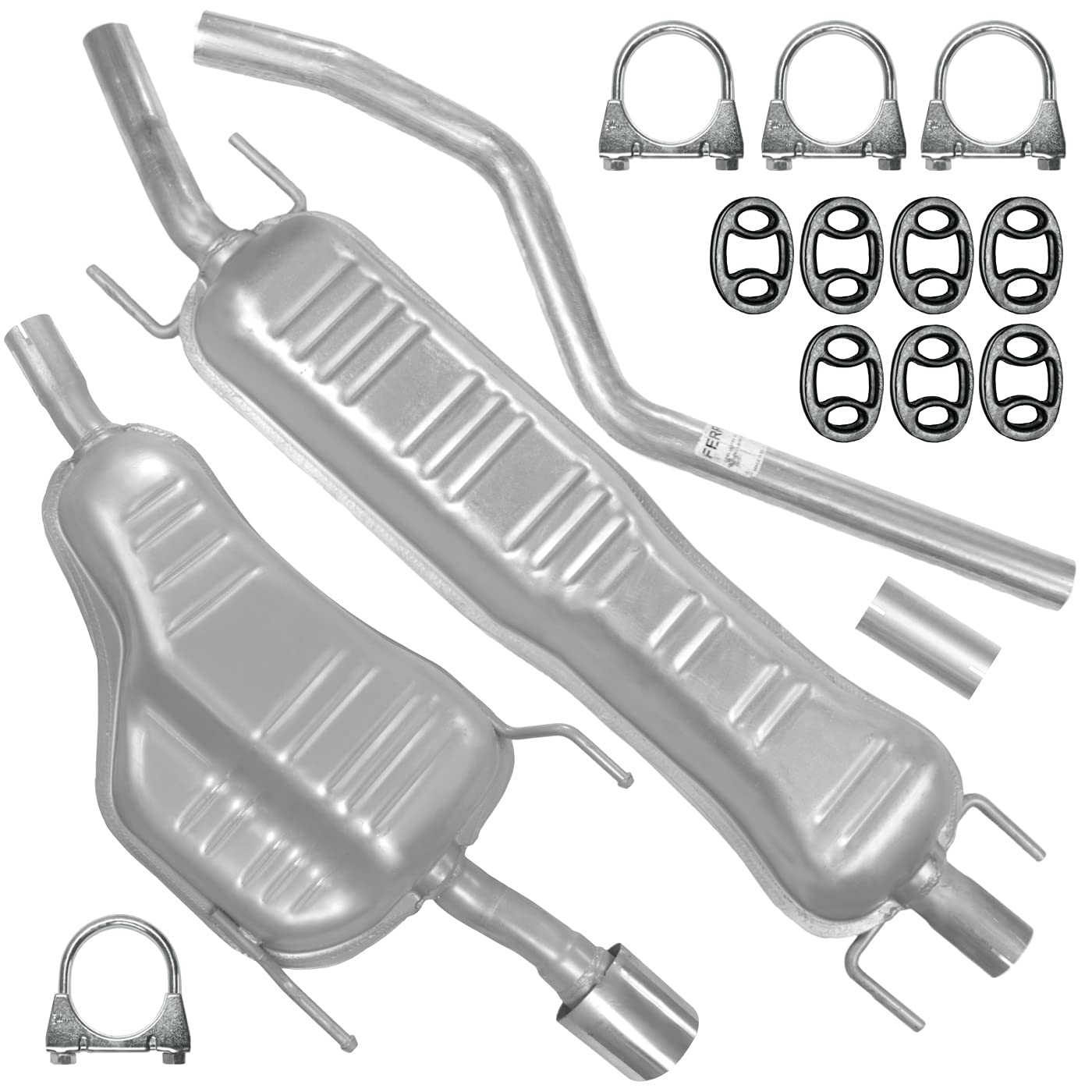 Auspuffanlage Schalldämpferset Auspuff für Opel Astra H 3 III Kombi Caravan 1.6 1.8 von Adamot