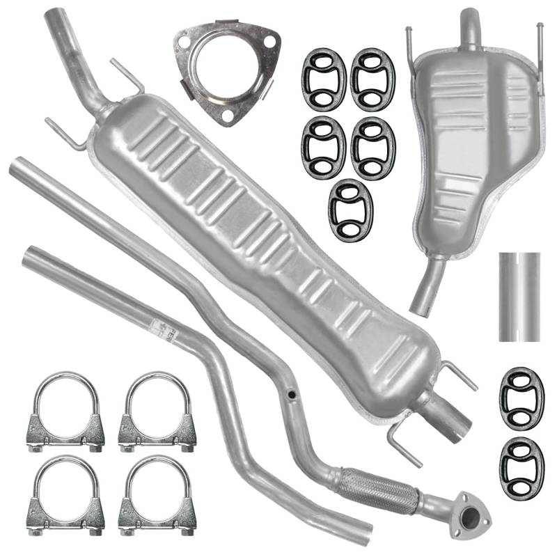 Auspuffanlage Schalldämpferset Auspuff für Opel Astra H 3 III Kombi Caravan 1.8 von Adamot