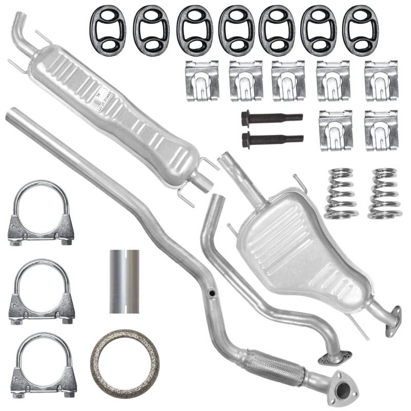Auspuffanlage Schalldämpferset Auspuff für Opel Zafira A 1 I 1.6i 16V von Adamot
