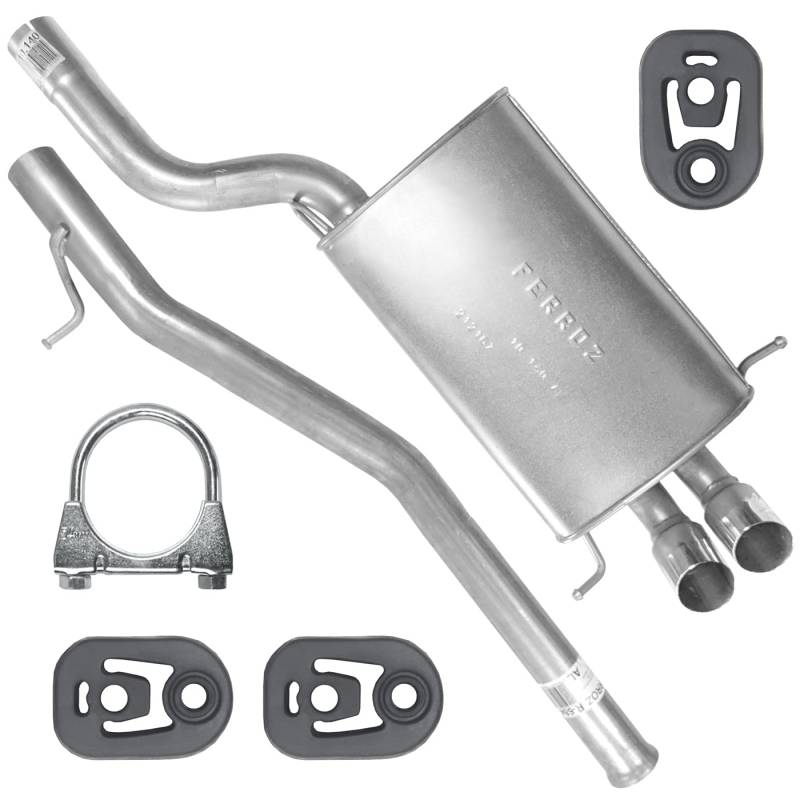 Auspuff Auspuffanlage Schalldämpferset für Mercedes C-Klasse C 200 C 220 W203 T203 S203 2.2 CDI von Adamot