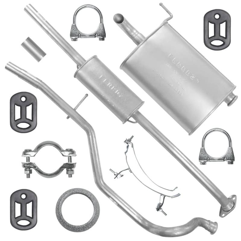 Auspuffanlage Schalldämpferset Auspuff für Peugeot 206 Kombi 1.1 1.4 1.6 von Adamot