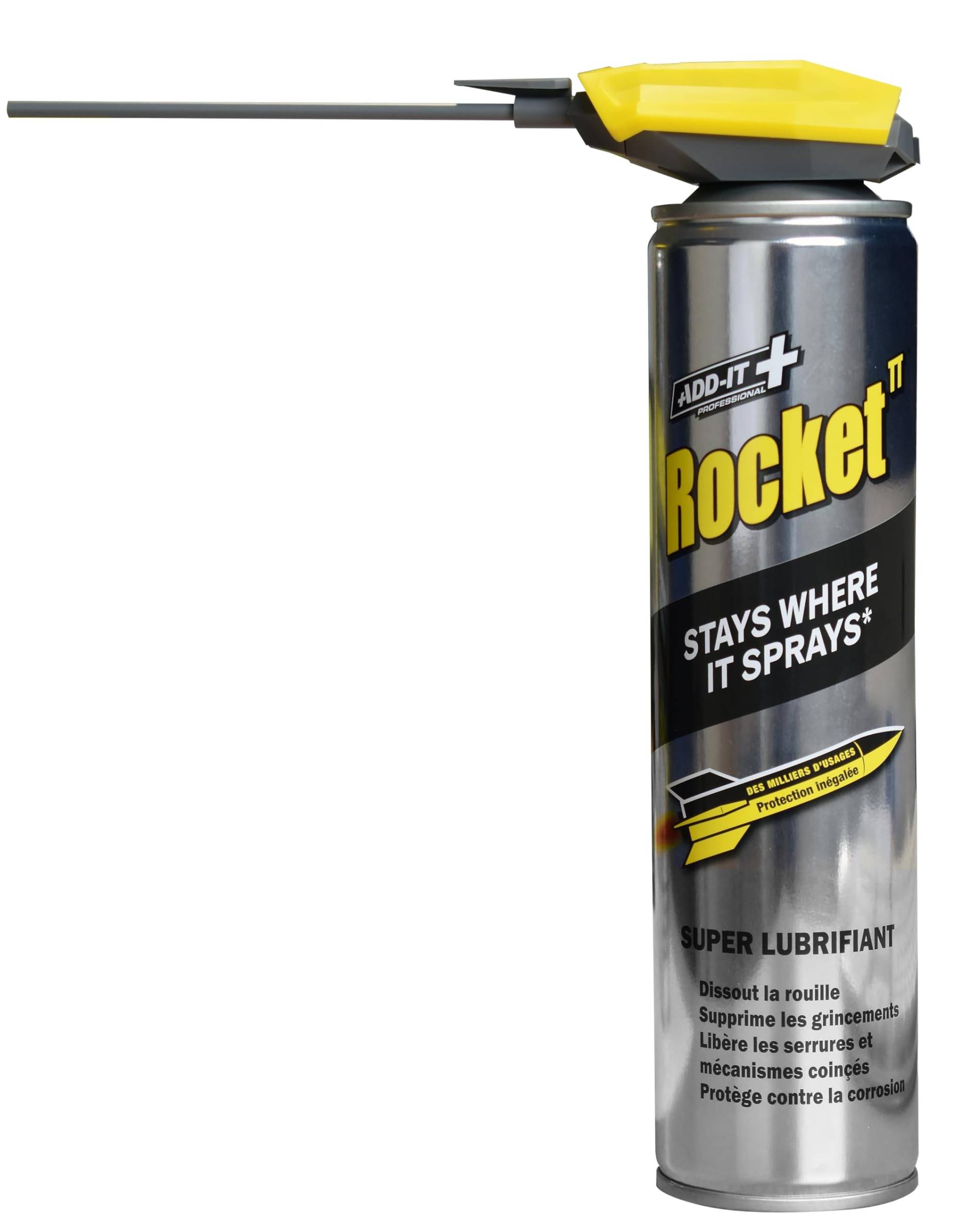 Rocket TT Mehrzweck-Superschmiermittel, Wasserverdrängung (WD), Spray, 300 ml, Super Tube von Add-It