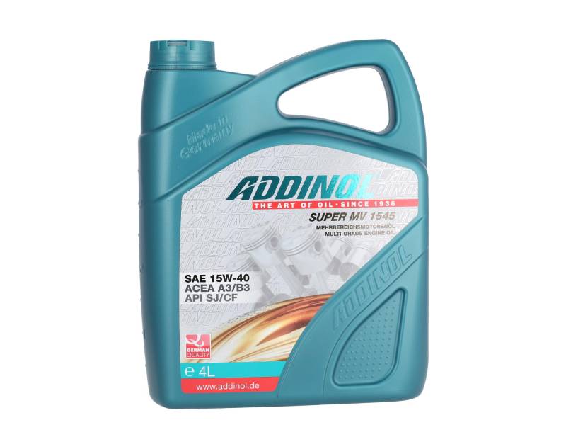 ADDINOL SUPER MV 1545 15W-40 Motorenöl, 4 Liter von Addinol