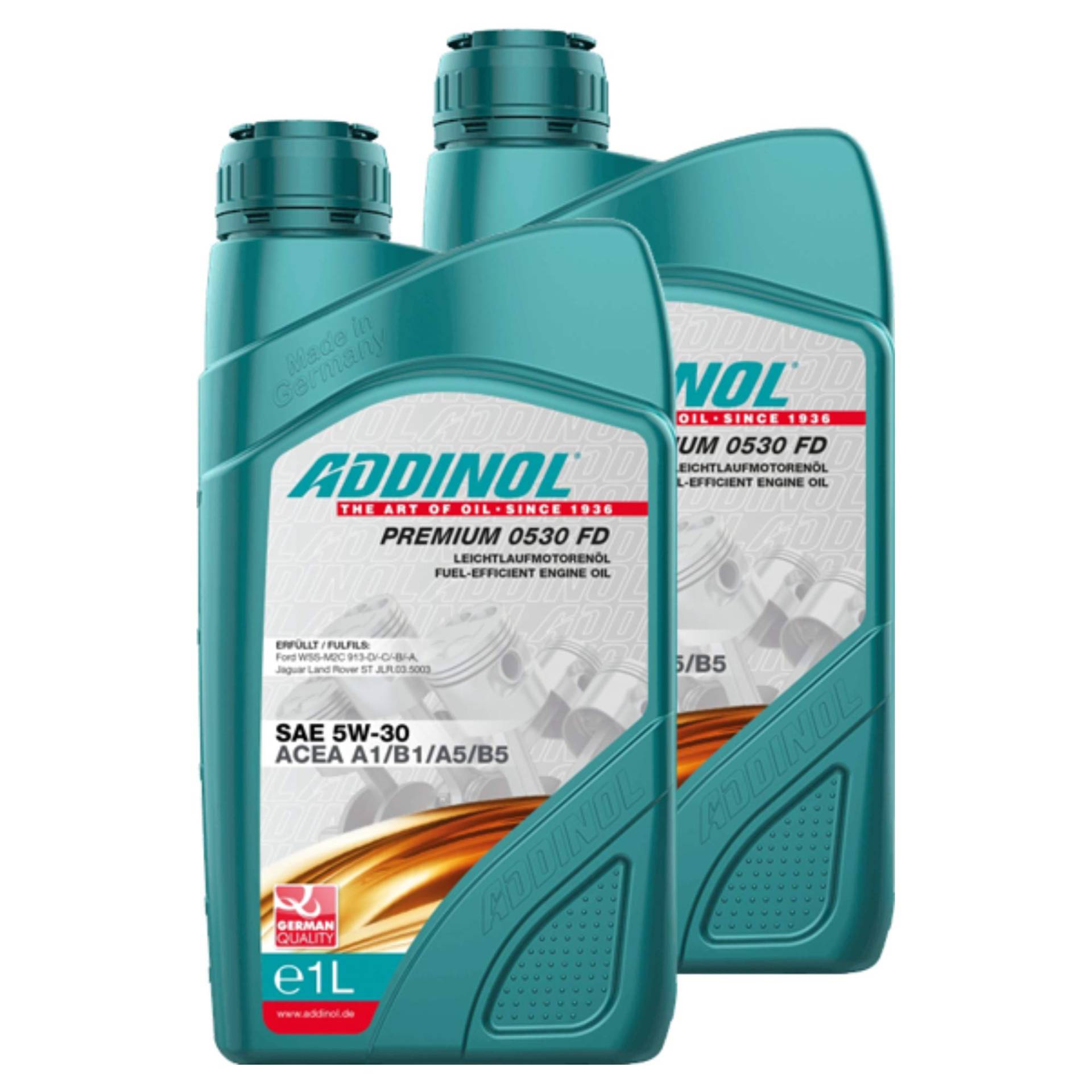 Addinol 2X Motoröl Motorenöl Motor Motoren Motor Oil Engine Oil Benzin Diesel 5W-30 Premium 5W30 Fd 1L 72102807 von Addinol