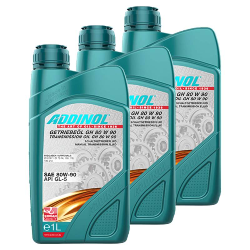 Addinol 3X Getriebeöl Gear Transmission Oil Fluid Lubricant 80W-90 Gh 80 W 90 1L 74300707 von Addinol