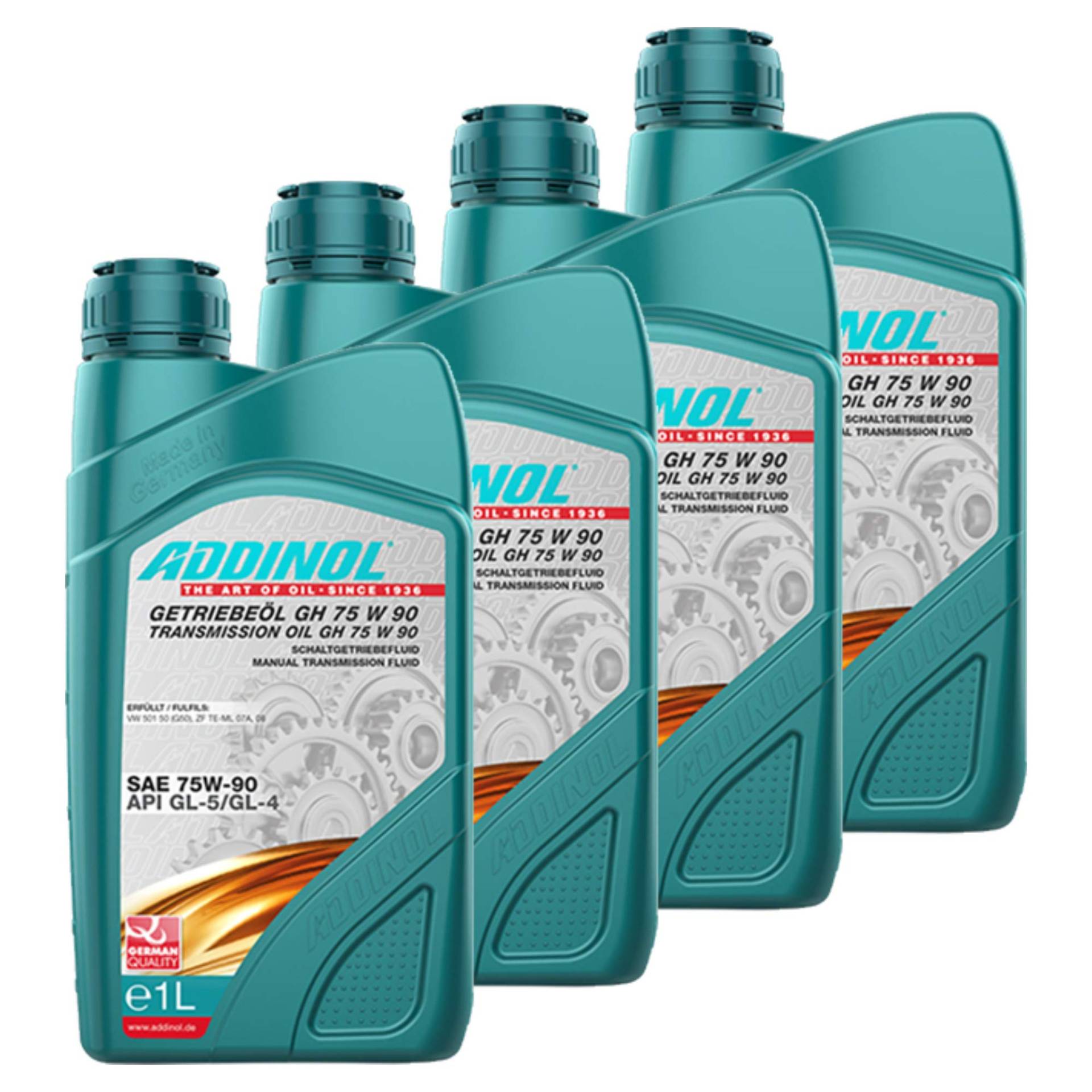 Addinol 4X Getriebeöl Gear Transmission Oil Fluid Lubricant 75W-90 Gh 75 W 90 1L 74300607 von Addinol