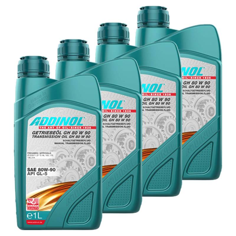 Addinol 4X Getriebeöl Gear Transmission Oil Fluid Lubricant 80W-90 Gh 80 W 90 1L 74300707 von Addinol