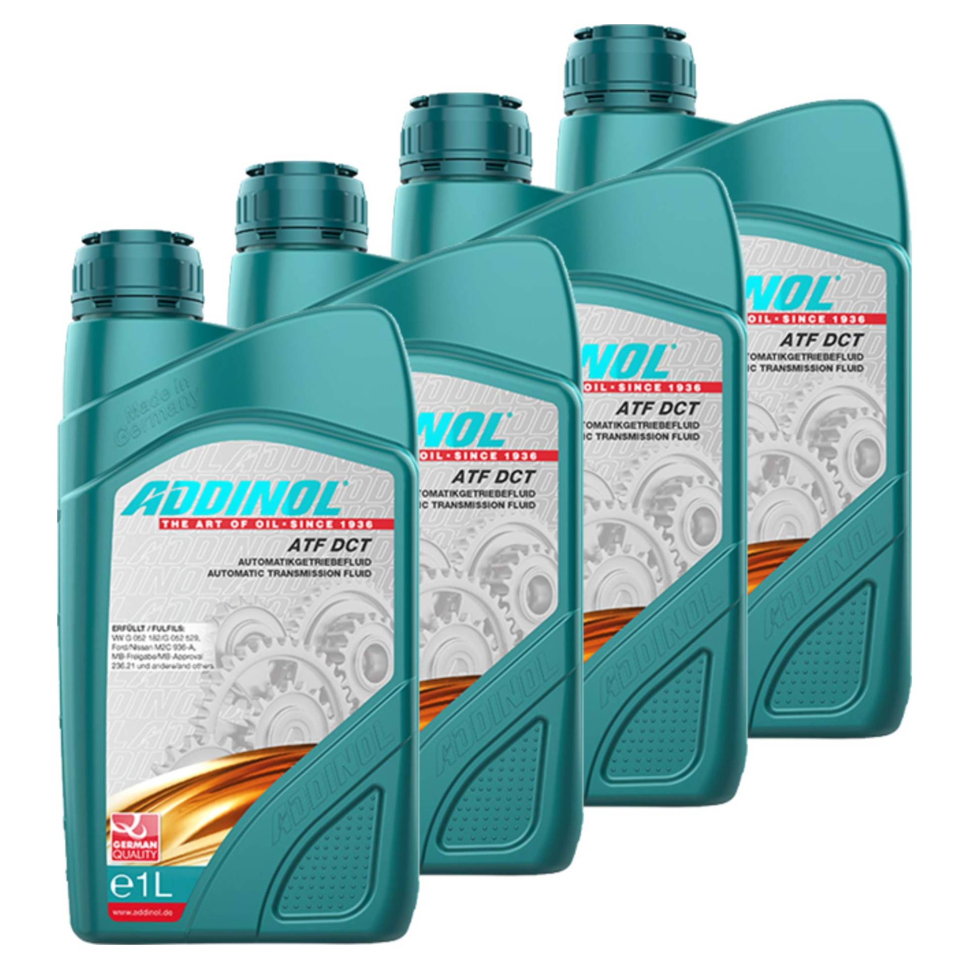 Addinol 4X Getriebeöl Gear Transmission Oil Fluid Lubricant ATF Dct 1L Automatik 74401807 von Addinol