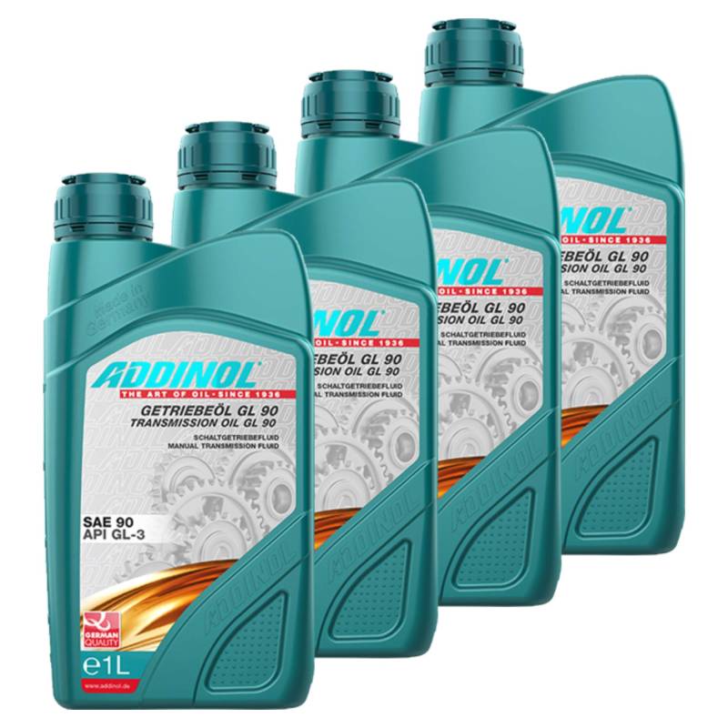 Addinol 4X Getriebeöl Gear Transmission Oil Fluid Lubricant SAE 90 Gl 90 1L 74500207 von Addinol