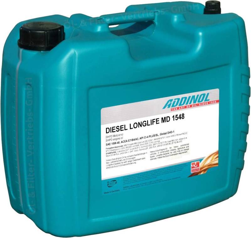 Addinol Diesel Longlife MD1548 20 Liter SAE 15W-40 von ADDINOL