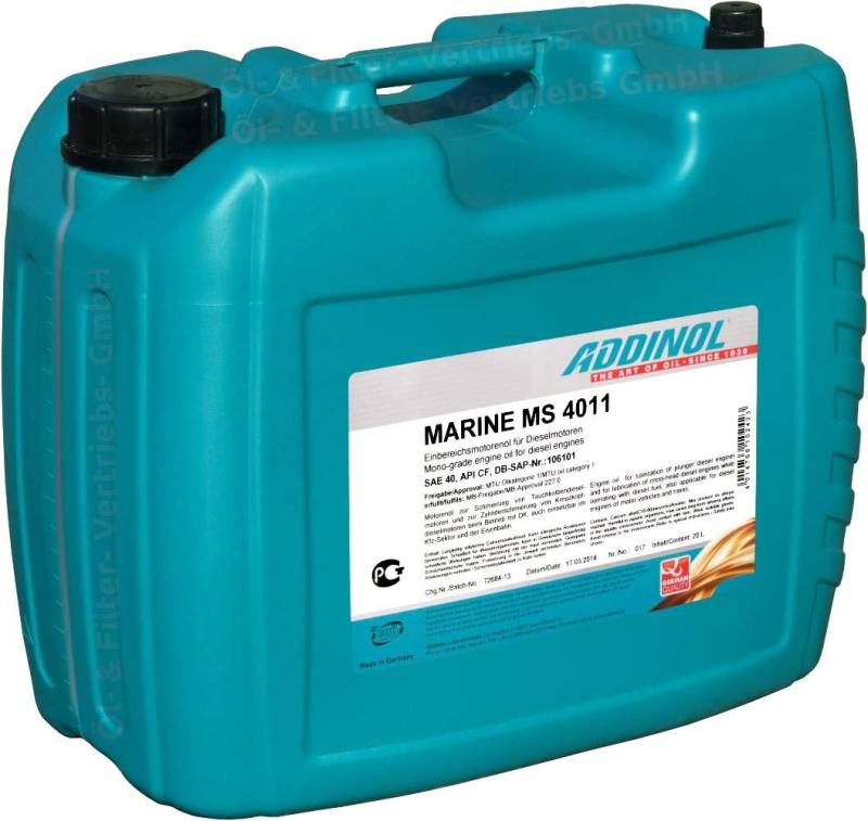 Addinol Marine MS4011 20 Liter Kanister von Addinol