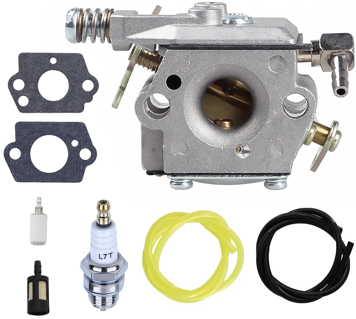 Vergaser Kit für Tecumseh TC200 TC300 TM049XA und die Serie 2-Takt Motor, ADEFOL Vergaser mit Zündkerze von Adefol