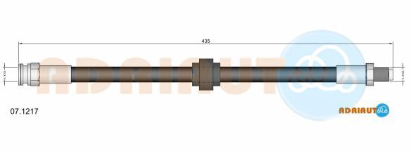 Bremsschlauch Vorderachse Adriauto 07.1217 von Adriauto