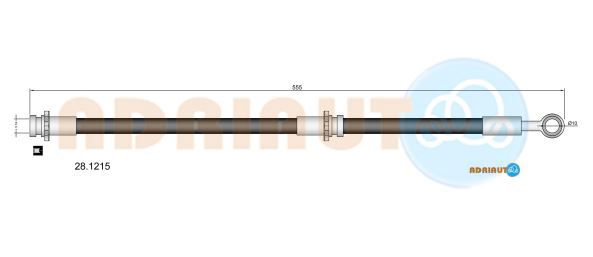 Bremsschlauch Vorderachse Adriauto 28.1215 von Adriauto