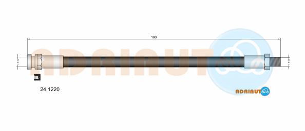 Bremsschlauch Vorderachse innen Adriauto 24.1220 von Adriauto