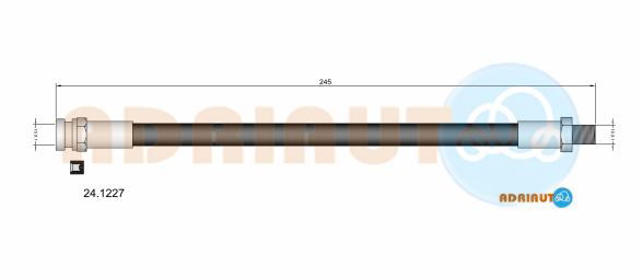 Bremsschlauch Vorderachse innen Adriauto 24.1227 von Adriauto
