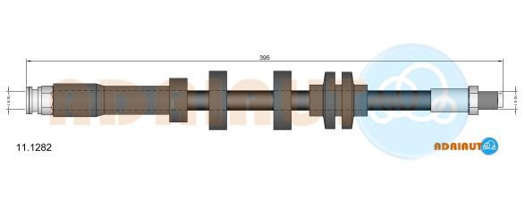 Bremsschlauch Vorderachse rechts Adriauto 11.1282 von Adriauto