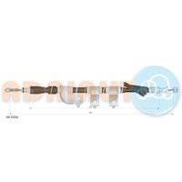 Seilzug, Feststellbremse ADRIAUTO 46.0204 von Adriauto