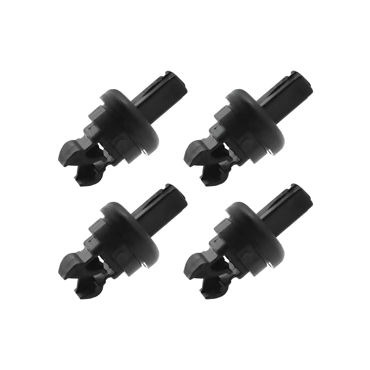 Adunsiaoto 4 Stück Auto Befestigung Clip, Kofferraum-Hutablage-Clips, Heckklappe Paketablage Schnuraufhänger Clips, Clips Für Auto-Halterungen 7705099001 8200675047 von Adunsiaoto