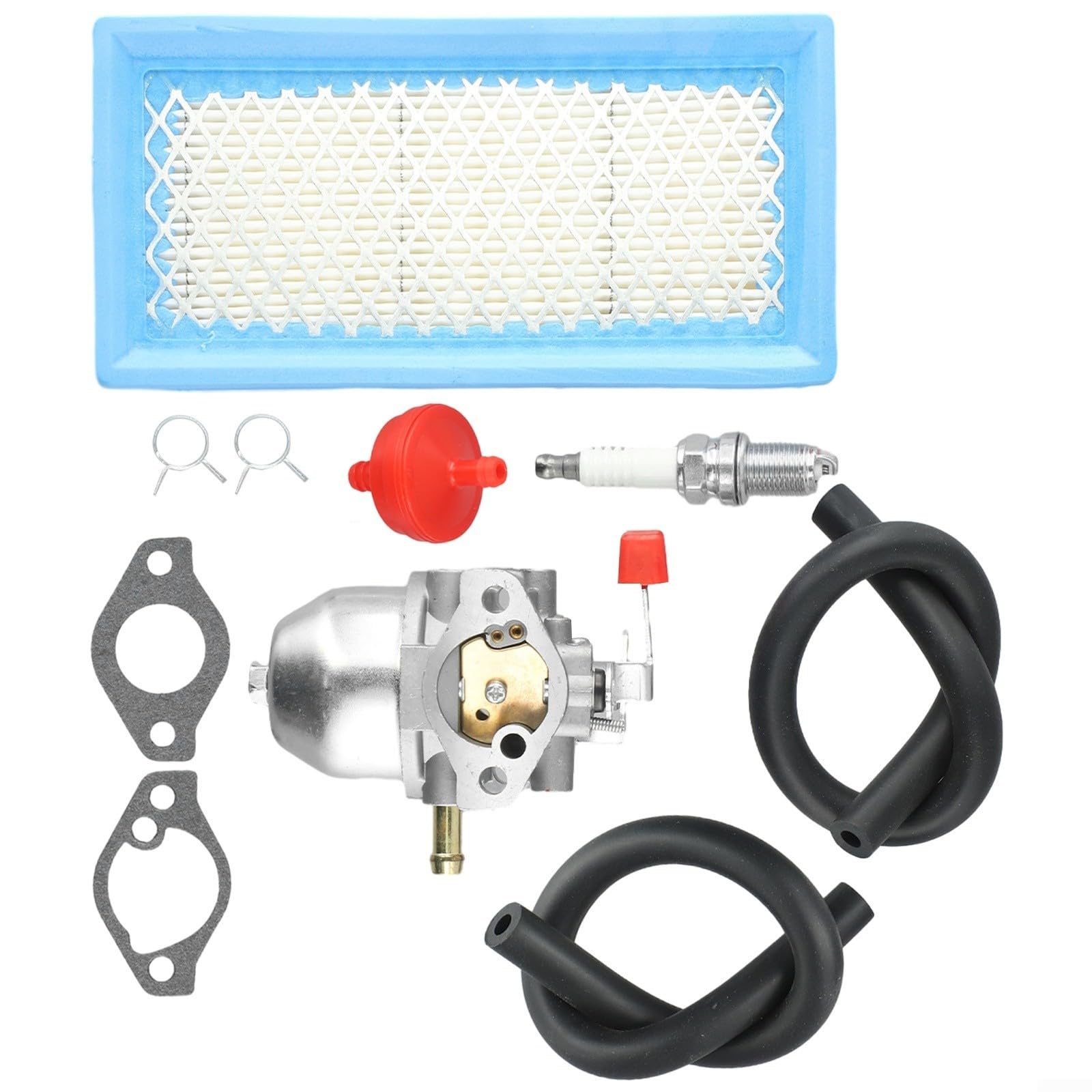 Advokingtap Vergaser-Kit 0C1535ASRV für GN190 GN220, kompatibel mit elektrischem Generator-Motor, inklusive Luftfilter-Ölleitung von Advokingtap