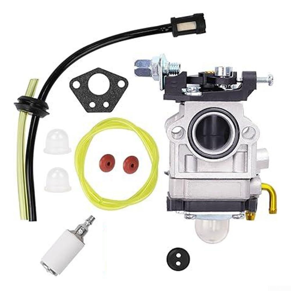 Advokingtap Vergaser-Kit für 52cc 49cc 43cc Rasenmäher Freischneider Kettensägen mit Zubehörset, Verbesserte Motorleistung, Einfache Installation von Advokingtap