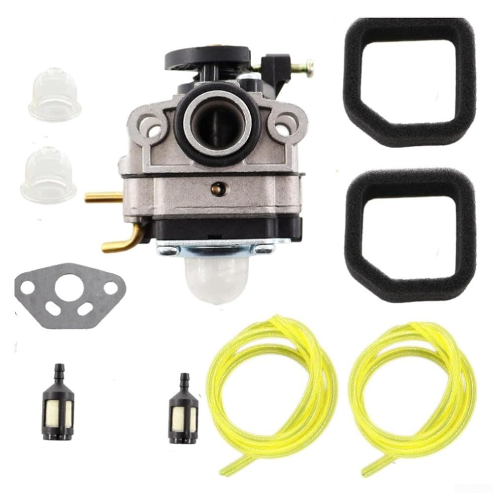 Advokingtap Vergaser-Kit für HY26SST 26CC Trimmer für Black Max BM25CSAC BM25SSAC 25CC mit Luftfilter-Kraftstoffleitungsdichtung, einfache Installation, verbesserte Effizienz von Advokingtap