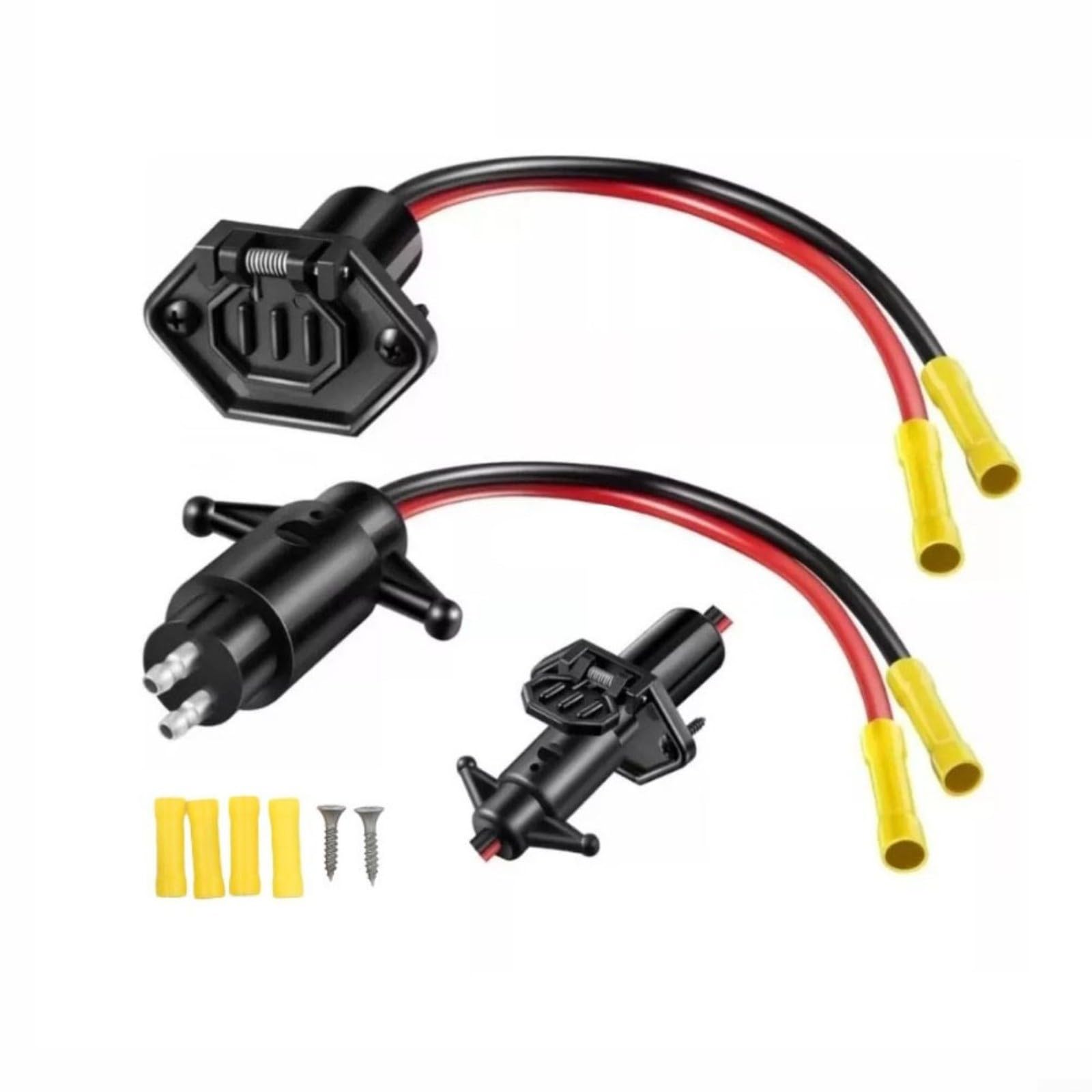 Advokingtap Wasserdichter Schleppmotor mit Dichtkappe und wasserdichter Dichtung, integriert mit den meisten 12 V 8 AWG Schleppbooten von Advokingtap