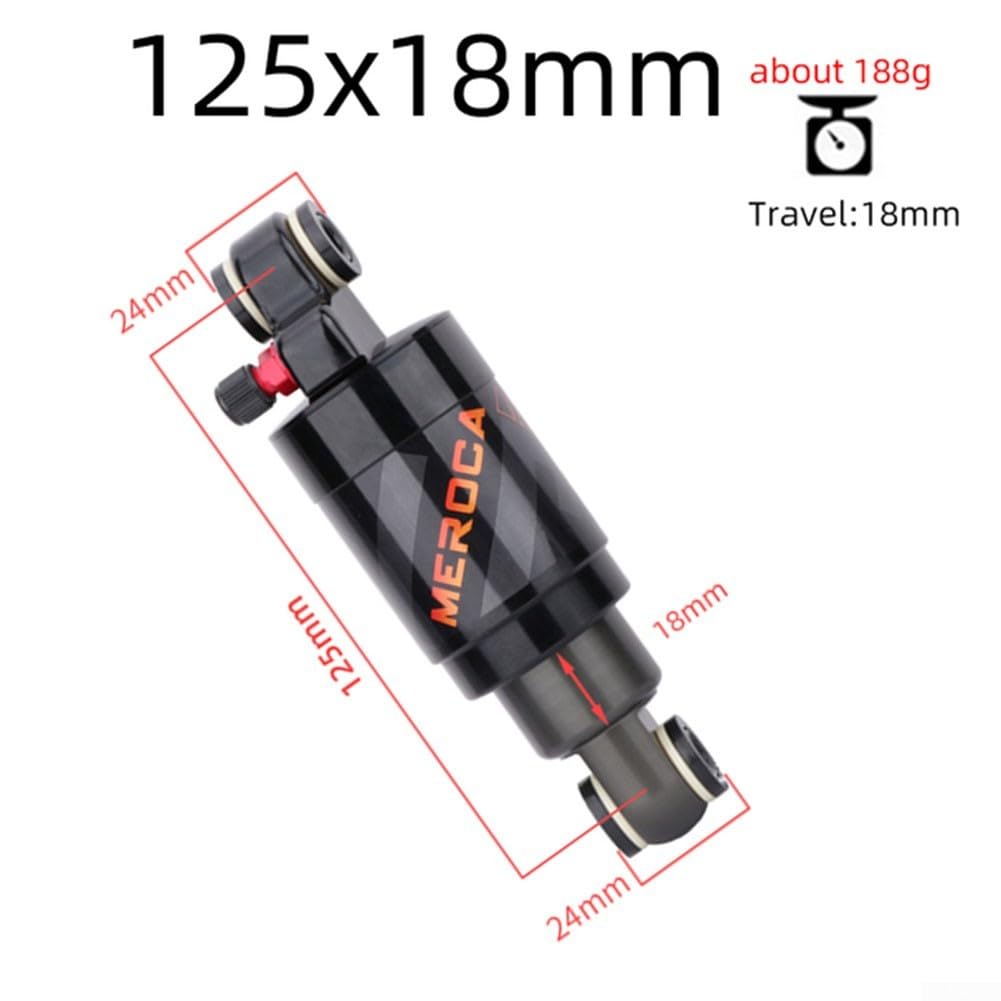 Fahrrad-Einstellsystem Air Rear Shock Lockout Entwickelt für maximale Stabilität und Sicherheit (125 mm) von Advokingtap