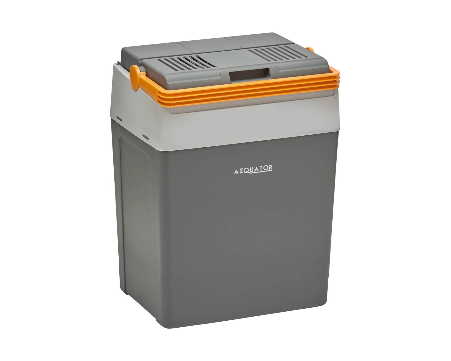 Aequator Tragbarer Kühlschrank, tragbare thermo-elektrische Kühlbox, 28 Liter, 12 V und 230 V für Auto, Thermoelektrische Kühlbox mit Kühl- und Warmhaltefunktion, für Auto, Boot und Camping, Steckdose von Aequator