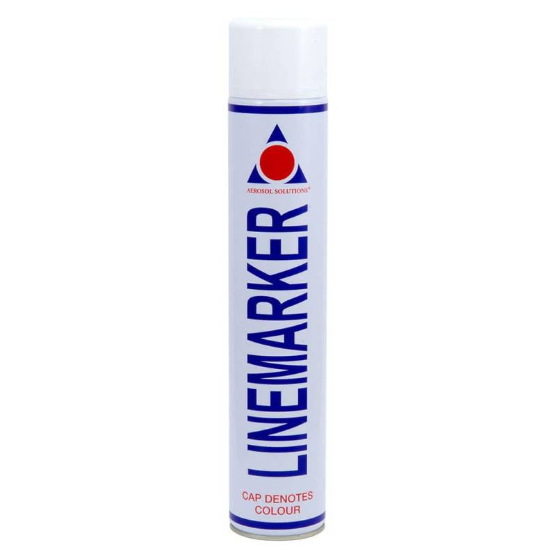 Aerosol Solutions AERLMPW Linemarker Markierungsfarbe, Weiß, 750 ml von Aerosol Solutions