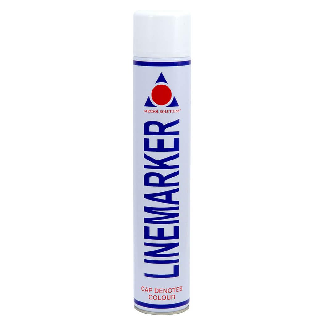 Aerosol Solutions AERLMPW Linemarker Markierungsfarbe, Weiß, 750 ml von Aerosol Solutions