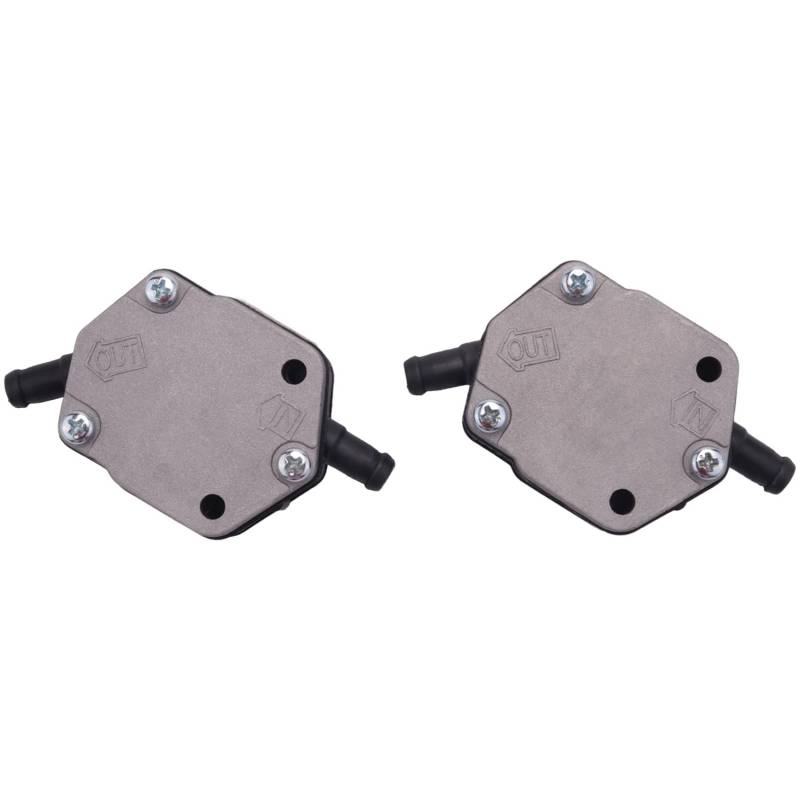 Aflytep 2 Pack Kraftstoff Pumpe f¨¹r V4 V6 115 PS 130 PS 150 PS 175 PS 200 PS 225 PS 250 PS 300 PS Au?Enborder 2-Takt 6E5-24410-00 18-7349 von Aflytep