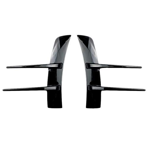 Aflytep Auto schwarz Frontstoßstange Spoiler Flanke Windmesser für eine A180 A200 A220 W177 (schwarz) von Aflytep